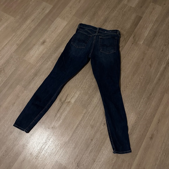 74AM Distressed Ankle Genevieve Skinny Jeans - Picture 2 of 4